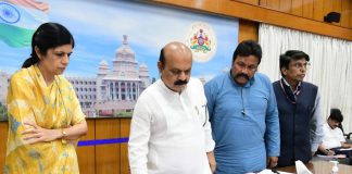ರೈತರ ಖಾತೆಗೆ ಮುಖ್ಯಮಂತ್ರಿ ಕಿಸಾನ್ ಸಮ್ಮಾನ್ ಸಹಾಯಧನ ವರ್ಗಾವಣೆ bommai